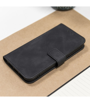 Smart Velvet dėklas for iPhone 15 Plus 6,7 black