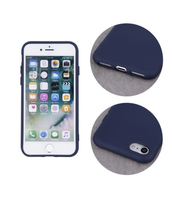 Silicon dėklas for iPhone 15 6,1 dark blue