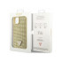 Guess dėklas for iPhone 14 6,1 GUHCP14SHDGTPD gold harddėklas Rhinestone Triangle