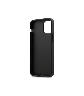 Karl Lagerfeld for iPhone 13 Pro / 13 6,1'' KLHCP13LSAKHBK black hard dėklas Saffiano Ikonik Karl`s Head