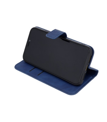 Smart Velvet dėklas for iPhone 15 Pro 6,1 navy blue