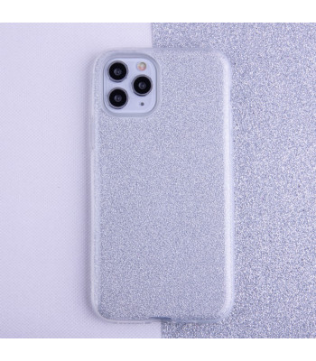 Glitter 3in1 dėklas Xiaomi Redmi Note 10 Pro / 10 Pro Max silver