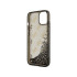 Guess dėklas iPhone 14 6,1 GUHCP14SLC4PSGK black harddėklas Liquid Glitter 4G Translucent