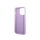 Guess dėklas iPhone 13 Pro Max 6,7 GUHCP13XPS4MU violetinis kietasis dėklas Saffiano 4G Small Metal Logo