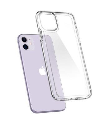 "Spigen Ultra Hybrid" dėklas "iPhone 11" krištolo skaidrumo