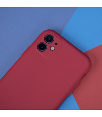 Silikoninis dėklas, skirtas "Xiaomi Redmi Note 12 5G (Global)" / "Poco X5", raudonos spalvos