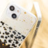 Auksinis "Gold Glam" dėklas, skirtas Samsung Galaxy A22 5G leopard print 2