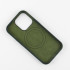 Mag Leather dėklas for do iPhone 14 Pro Max 6,7 dark green