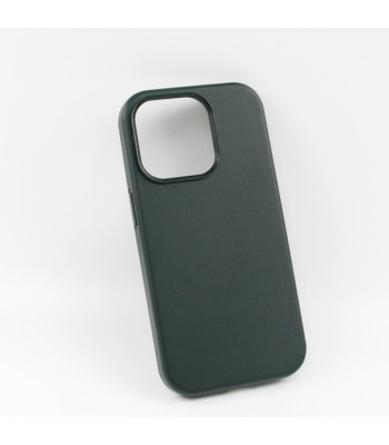 Mag Leather dėklas for do iPhone 13 Pro Max 6,7 dark green