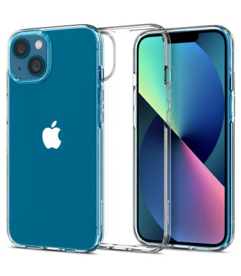 "Spigen Liquid Crystal" dėklas "iPhone 13" Krištolo skaidrumo