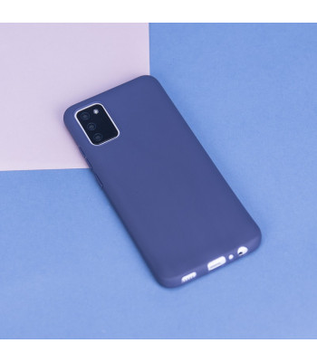 Matinis TPU dėklas, skirtas "Samsung Galaxy A40", tamsiai mėlynas