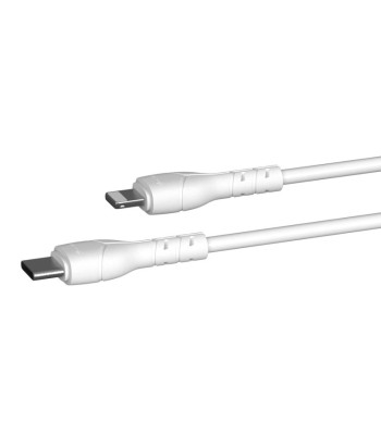 "Devia" kabelis Kintone USB-C - Lightning 1,0 m 3A 27W baltas