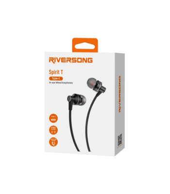 "Riversong" laidinės ausinės "Spirit T USB-C", baltos EA276