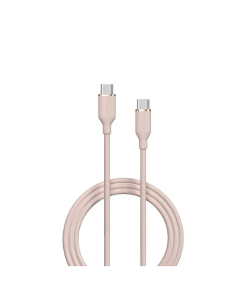 "Devia" kabelis Jelly USB-C - USB-C 1,2 m 60W rožinis