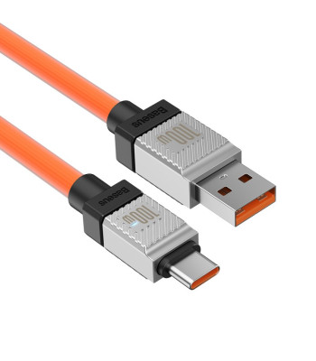 "Baseus" kabelis CoolPlay USB - USB-C 2 m 100 W oranžinis