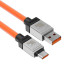 "Baseus" kabelis CoolPlay USB - USB-C 2 m 100 W oranžinis