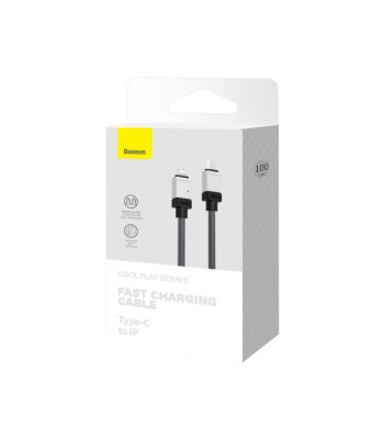 "Baseus" laidas CoolPlay USB-C - Lightning 1m 20W juodas