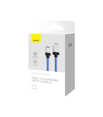 "Baseus" laidas CoolPlay USB - Lightning 1m 2,4A mėlynas