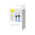 "Baseus" laidas CoolPlay USB - Lightning 1m 2,4A mėlynas