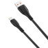 XO kabelis NB185 USB - Lightning 1,0 m 6A juodas