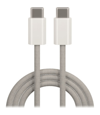 USB kabelis USB-C - USB-C, 1m 20W, pilkas