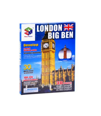 30 dalių 3D dėlionė London Big Ben ZA3802