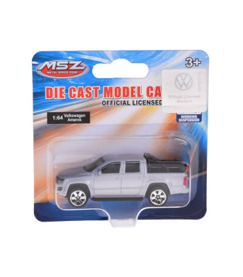 Licencijuotas metalinis automobilis Volkswagen Amarok 1:64 pakaba ZA5060