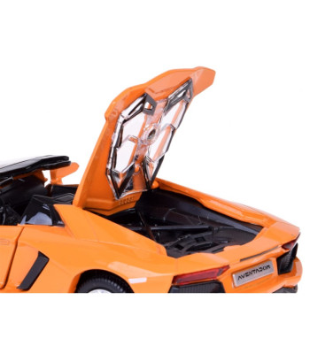 Automobilio metalinis modelis Lamborghini Aventador Roadster 1:32 interaktyvus ZA5053