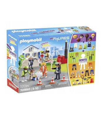 Playmobil My Figures gelbėjimo veiksmo figūrėlės kaladėlėms 120 vienetų ZA 5433