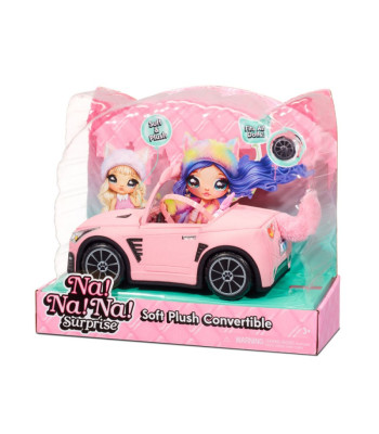 Na! Na! Na! Surprise Plush pink automobilinis kabrioletas rožinis kačiukas ZA4921