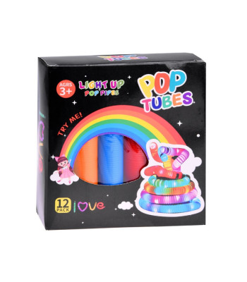 POP TUBE LED šviesos jutiklių vamzdeliai 12vnt ZA4709