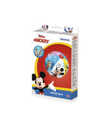 Bestway paplūdimio kamuolys Disney 51cm Peliukas Mikis 91098