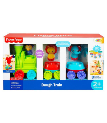 Fisher Price Train + tešla 3 spalvos ZA3619