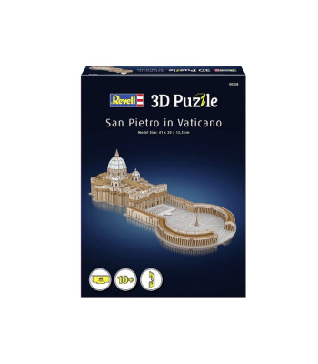 "Revell" 3D erdvinė dėlionė Šv. Petro bazilika Vatikanas 68 ele68 ZA5435