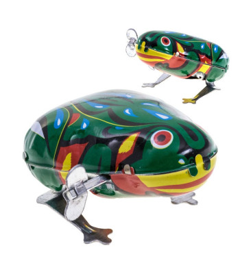 Retro Frog prisukamas metalinis megztinis ZA2235