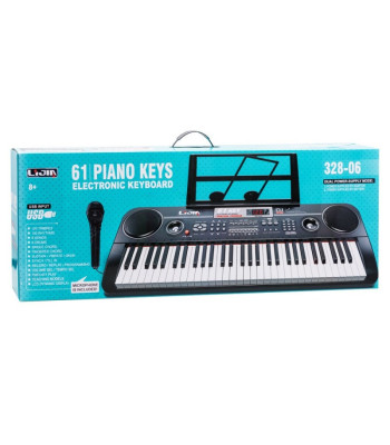 Klaviatūros klavišai + mikrofonas 61key 328-06 IN0082