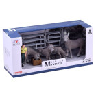 Set of pet figurines Goat Donkey ZA2988