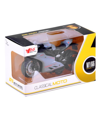 Diecast modelis Motociklas su virveliniu žaislu ZA3933 A