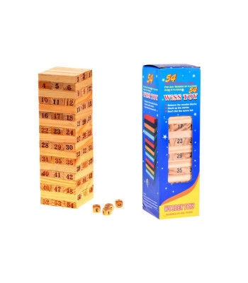 Medinės kaladėlės JENGA shake TOWER GR0189