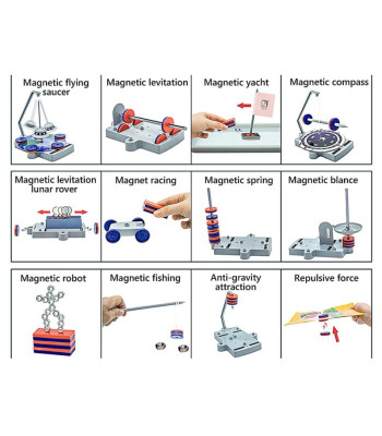 Mokomasis rinkinys apie magnetus 12in1 ZA3956