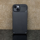 Juodas dėklas Carbon Black skirtas iPhone 13 6,1