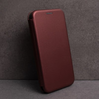 Telefono dėklas knygelė Smart Diva, skirtas iPhone 16 Pro 6,3, bordo spalvos