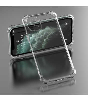Smūgiams atsparus 1,5 mm dėklas, skirtas Oppo Reno 12 5G (Global), skaidrus