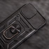"Defender Slide" dėklas "Motorola Moto E13", juodos spalvos