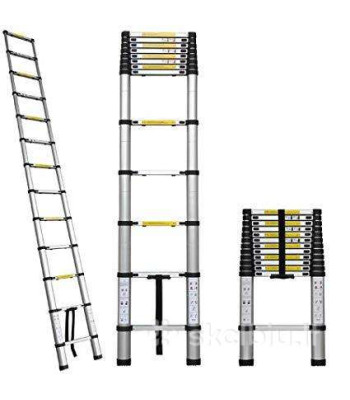 Teleskopinės kopėčios 3.8m